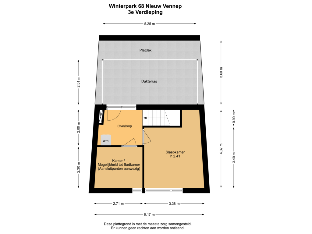 Bekijk plattegrond van 3e Verdieping van Winterpark 68