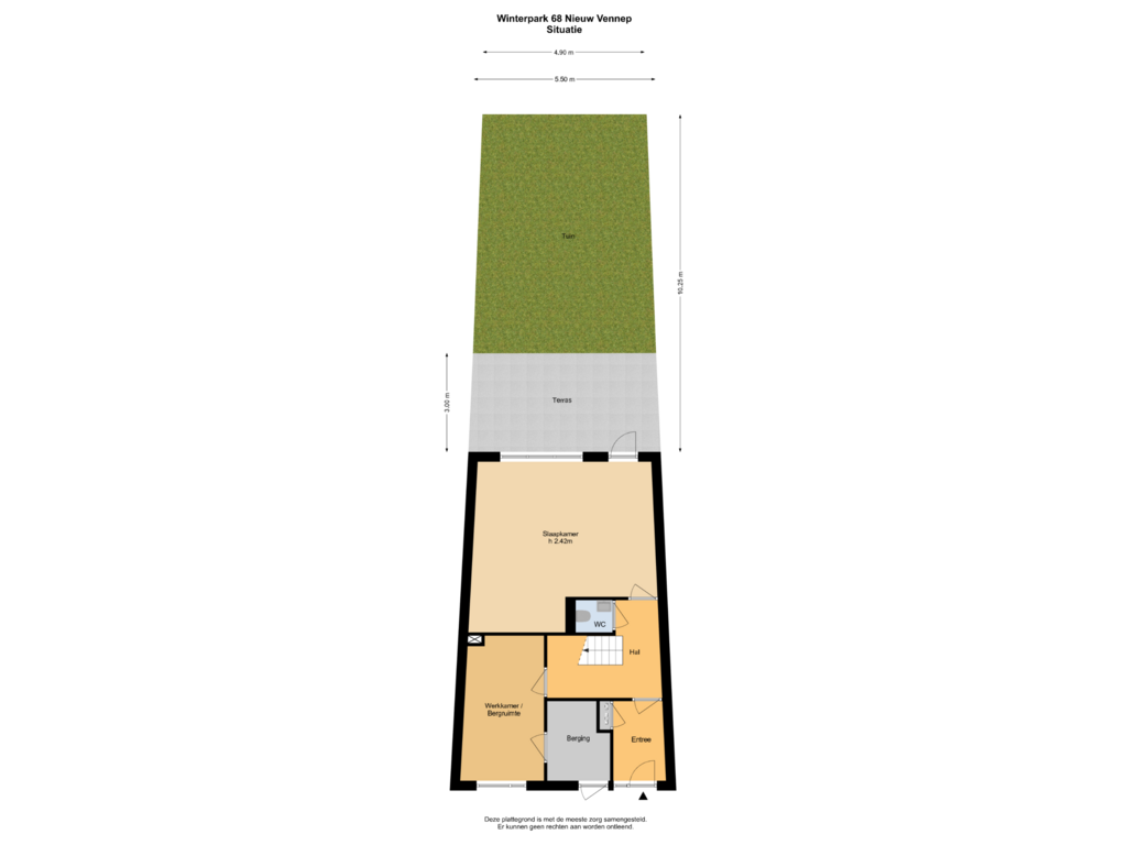 Bekijk plattegrond van Situatie van Winterpark 68