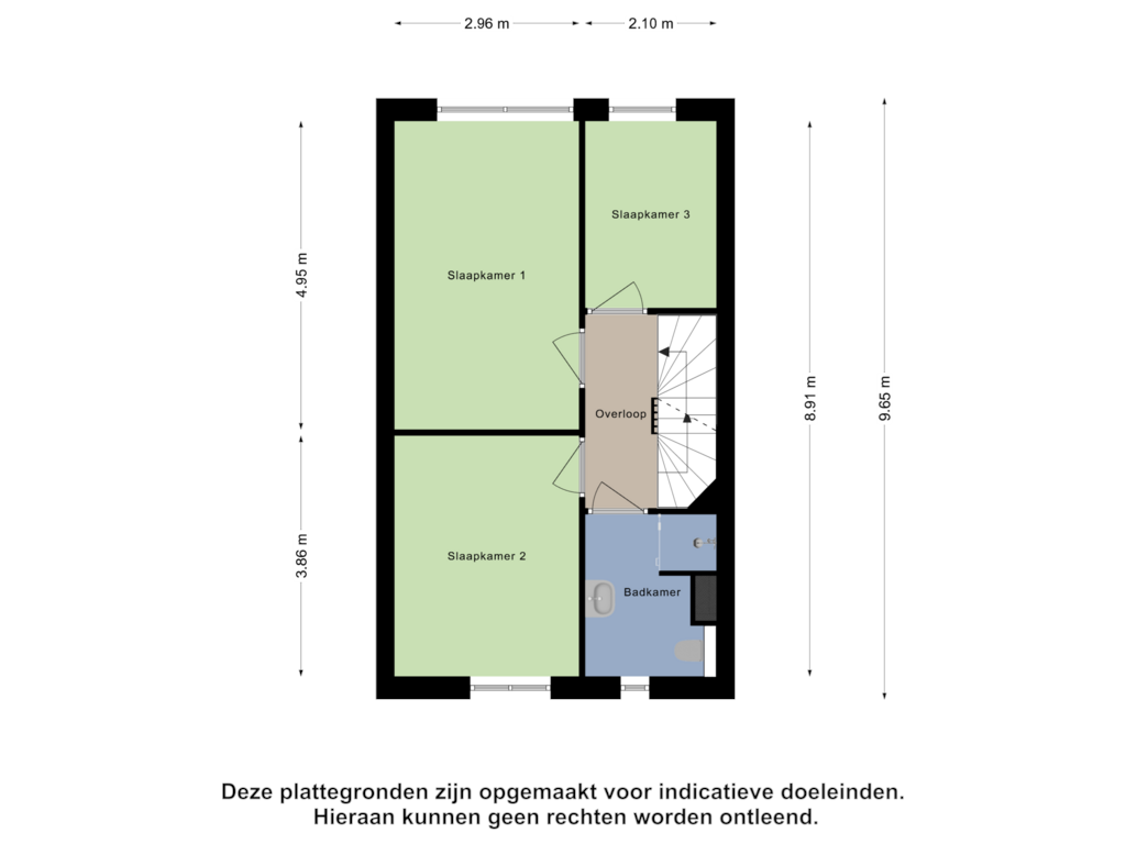 Bekijk plattegrond van Eerste Verdieping van Houtkade 316