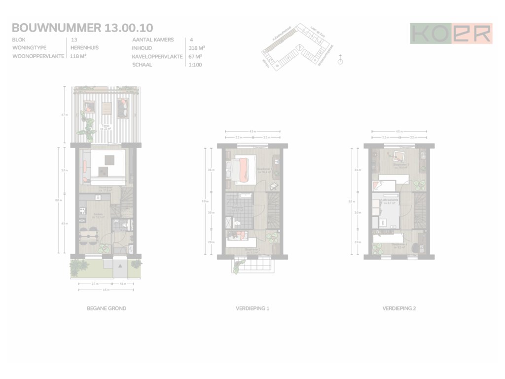 Bekijk plattegrond van First floor van Hilledijk 152-A