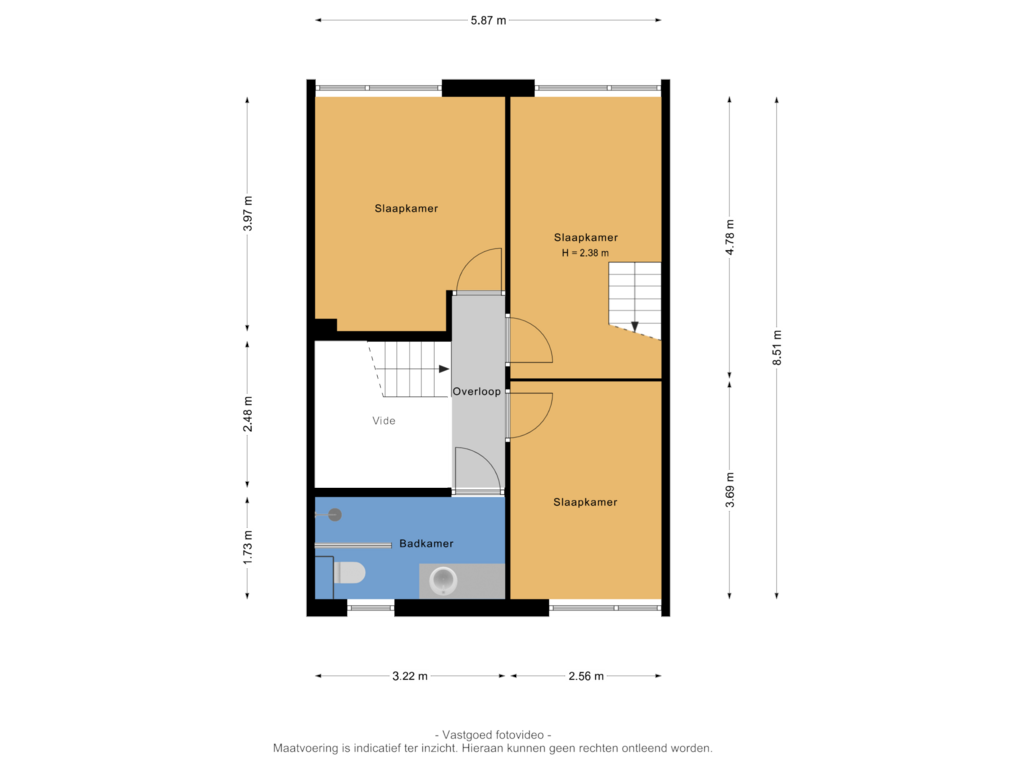 Bekijk plattegrond van 1e verdieping van Aldenhof 3423