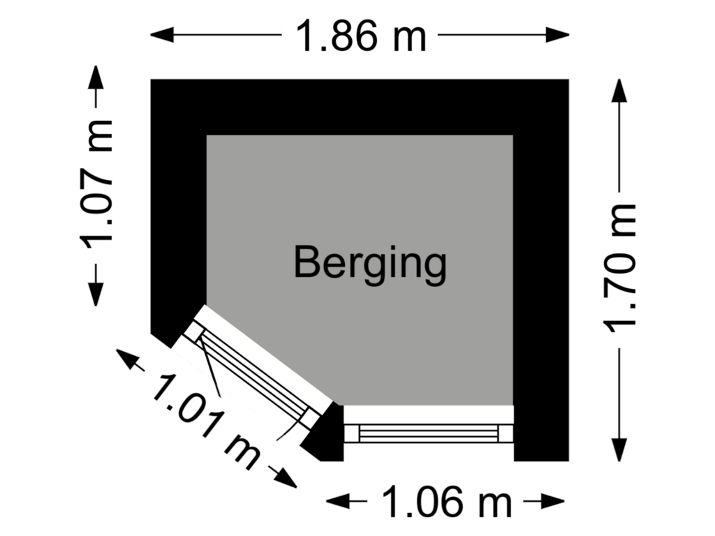 Bekijk plattegrond van Berging van Schapedrift 6