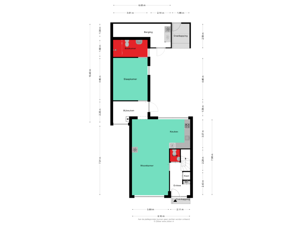 View floorplan of Begane Grond of Hofstukken 509