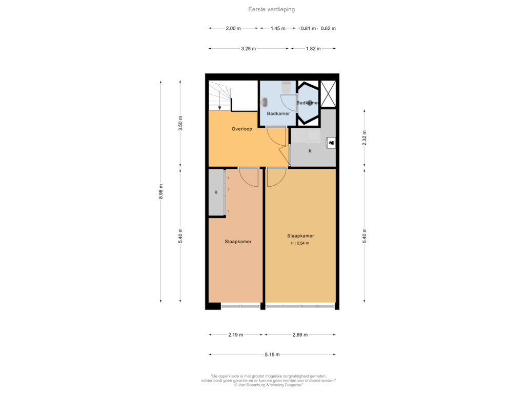 Bekijk plattegrond van Eerste verdieping van Martini van Geffenstraat 44