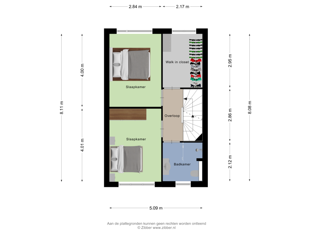 Bekijk plattegrond van Eerste Verdieping van Harmspad 3