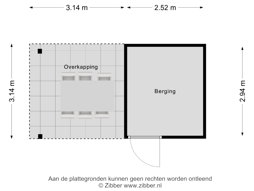 Bekijk plattegrond van Berging van Harmspad 3