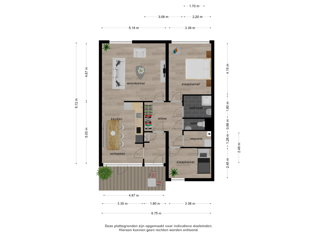 Bekijk plattegrond van Appartement van Nieuwerkerckeplein 33