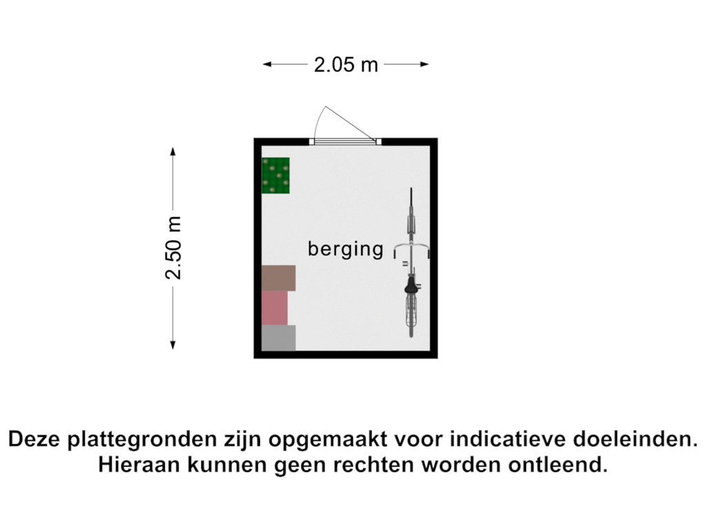 Bekijk plattegrond van Berging van Nieuwerkerckeplein 33