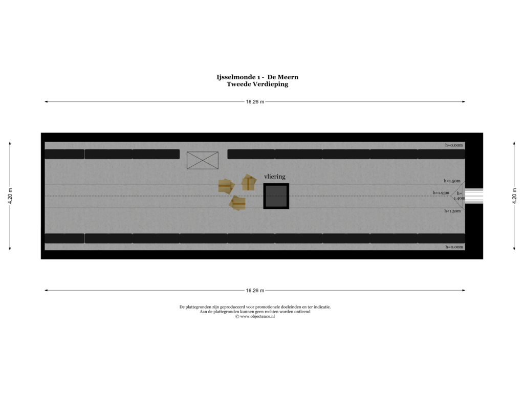 View floorplan of TWEEDE VERDIEPING of IJsselmonde 1