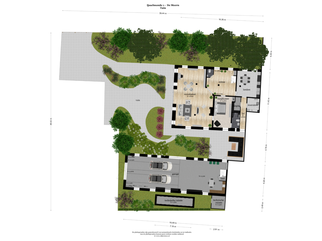 View floorplan of TUIN of IJsselmonde 1