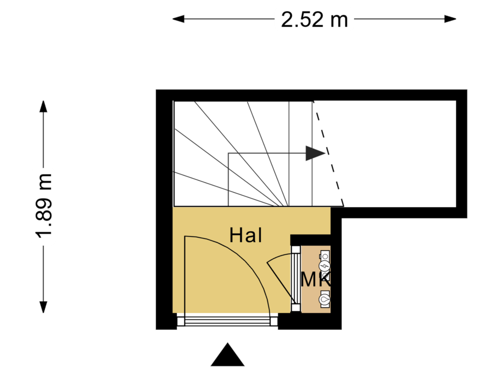 Bekijk plattegrond van Begane grond van Zwetstraat 23