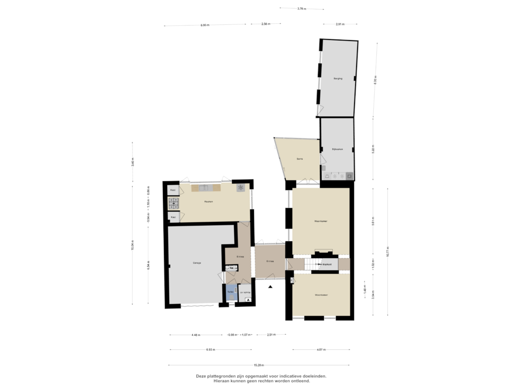 View floorplan of Begane Grond of Demertstraat 50