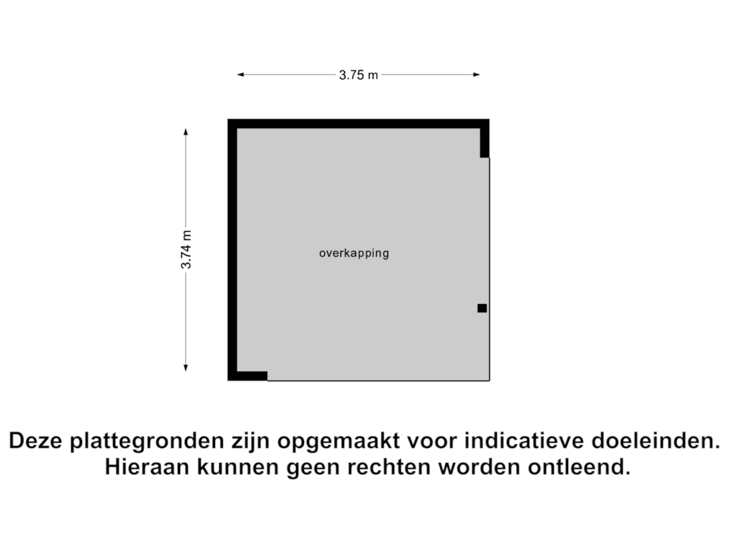 Bekijk plattegrond van Overkapping van De Slikslede 23