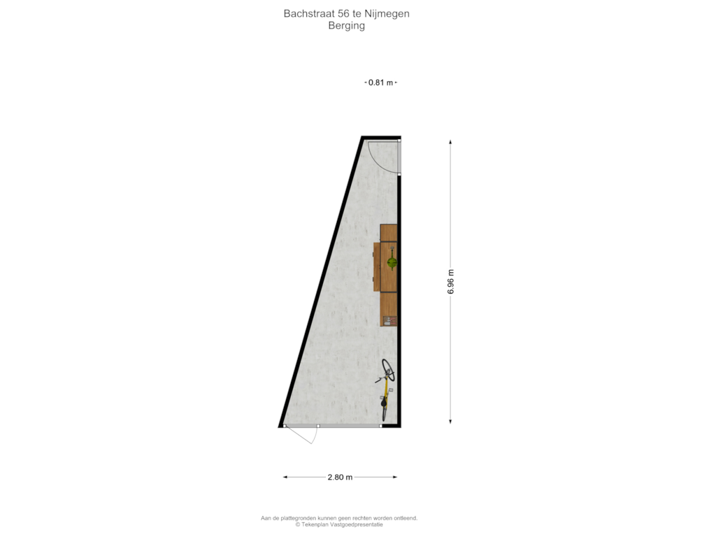 Bekijk plattegrond van Berging van Bachstraat 56