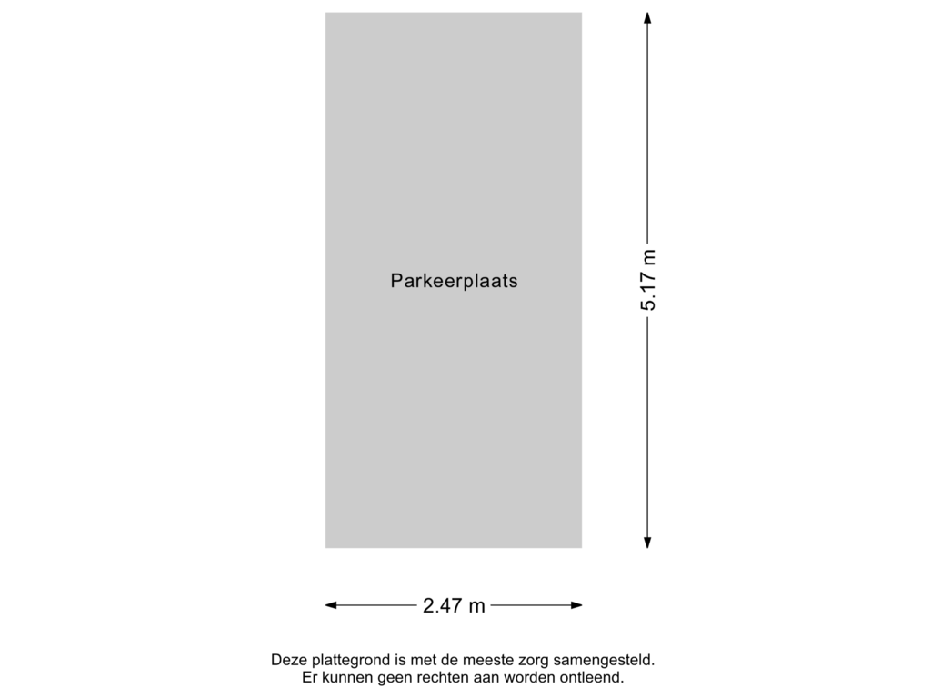 Bekijk plattegrond van Parkeerplaats van Oranjeplaats 32