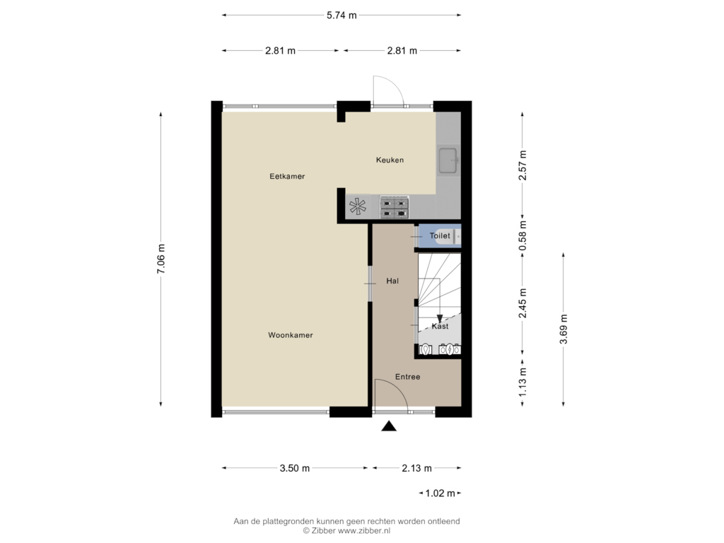 Bekijk plattegrond van Begane Grond van Mangrovestraat 16