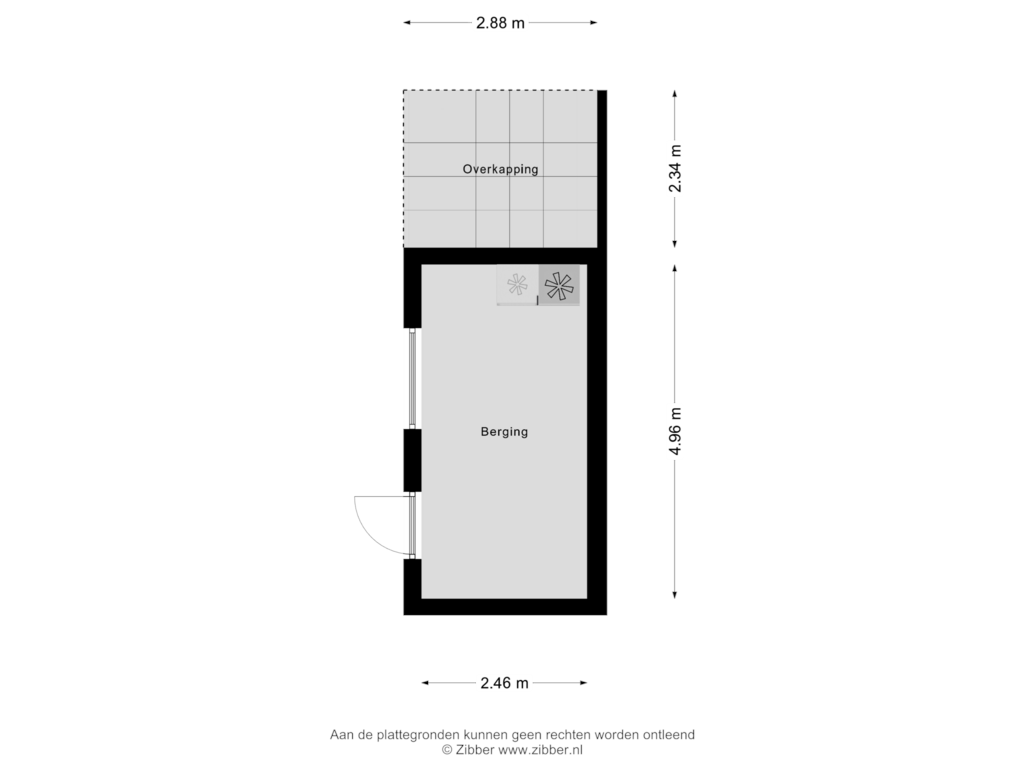 Bekijk plattegrond van Berging van Dr Ensinkstraat 61