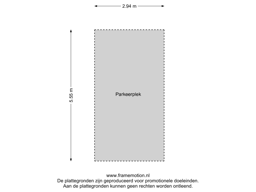 Bekijk plattegrond van Parkeerplek van Oosterkade 23