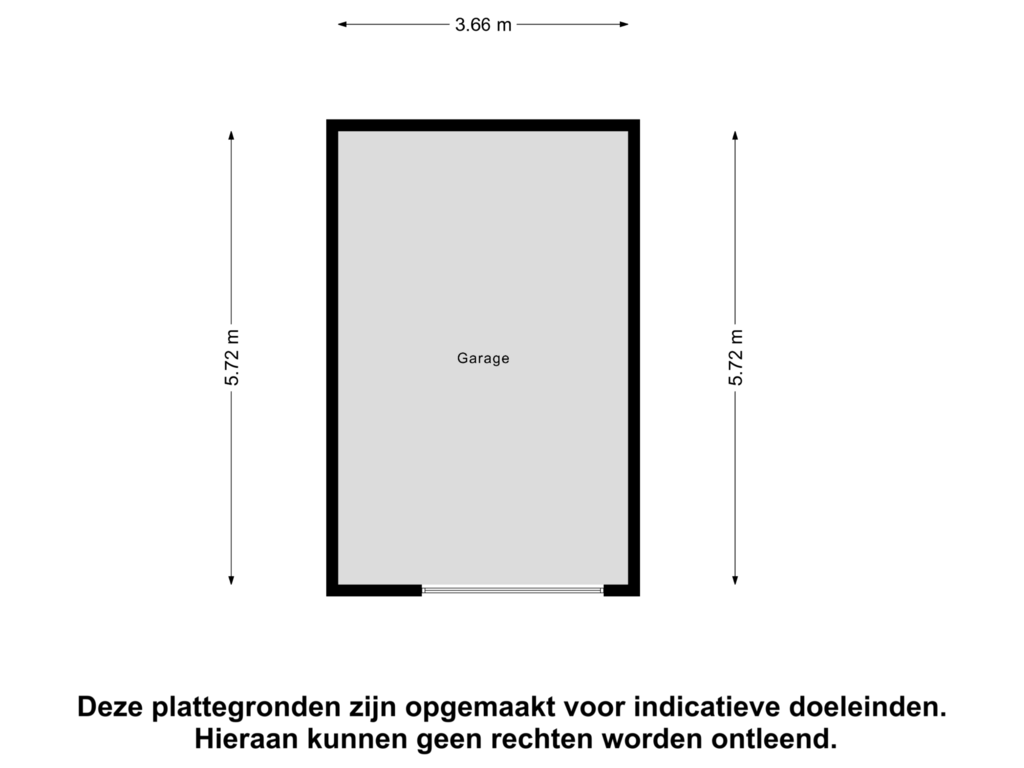 Bekijk plattegrond van Garage van Versteeghlaan 60