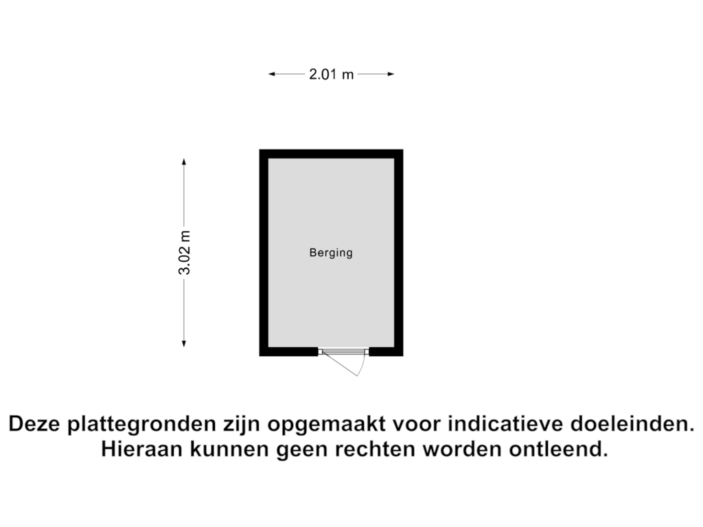 Bekijk plattegrond van Berging van Versteeghlaan 60