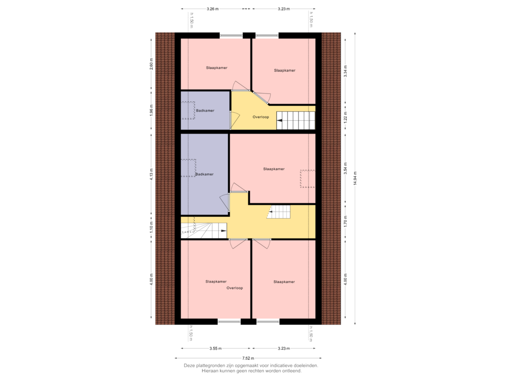 Bekijk plattegrond van Eerste verdieping van Foppedunenweg 5