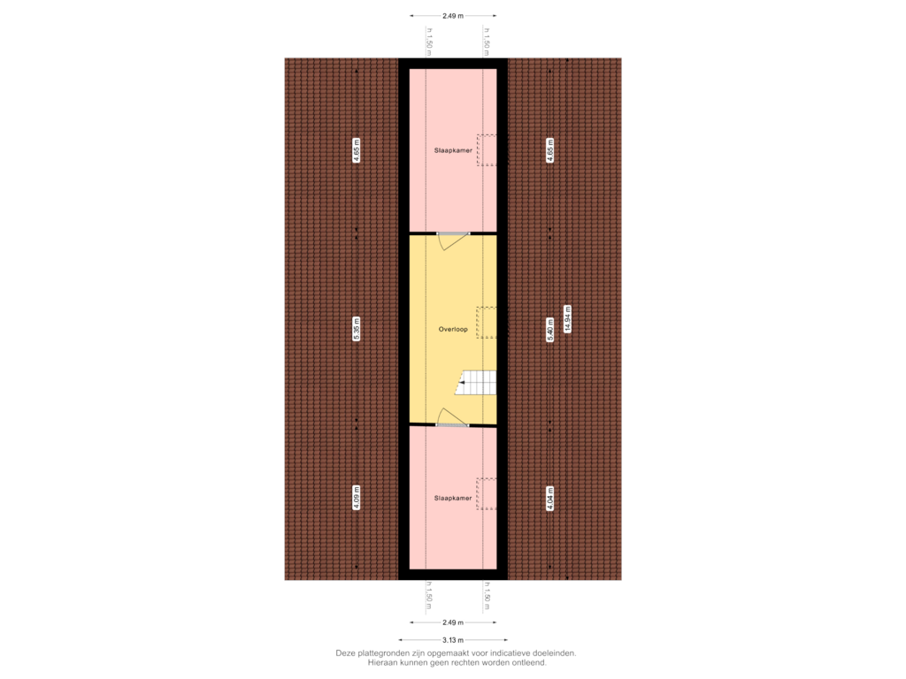 Bekijk plattegrond van Zolder van Foppedunenweg 5