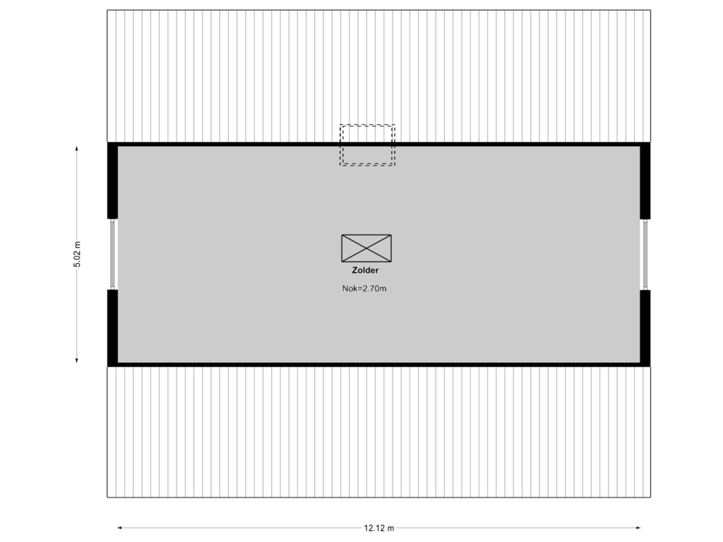 View floorplan of Floor 1 of Van Tuyllstraat 75