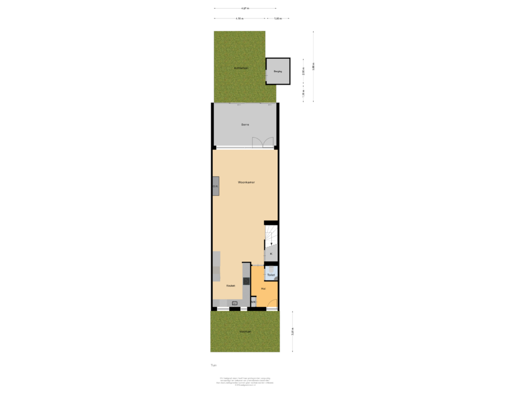 Bekijk plattegrond van Tuin van Conradstraat 11