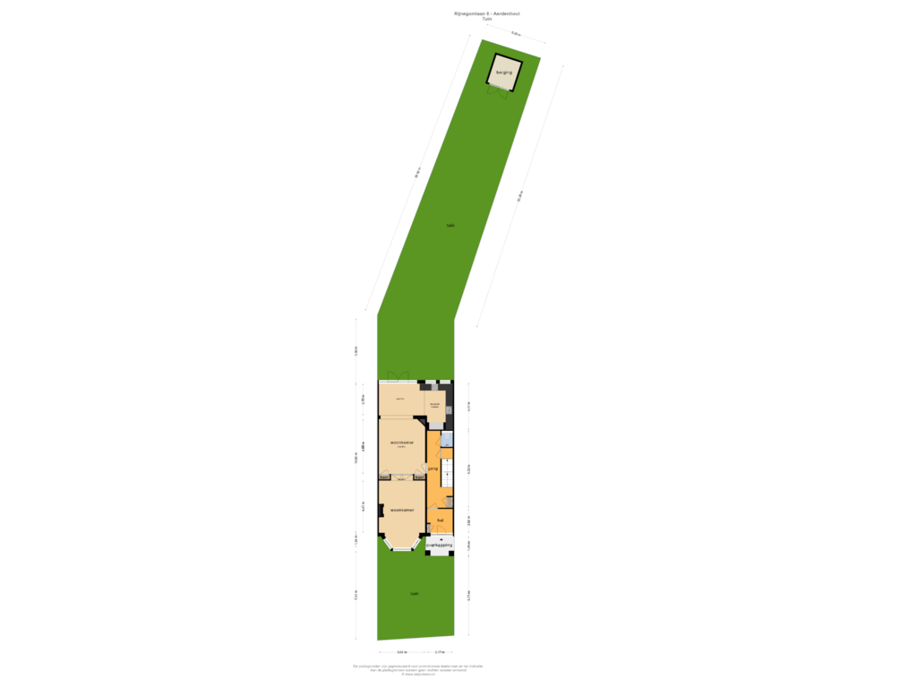 View floorplan of TUIN of Rijnegomlaan 8