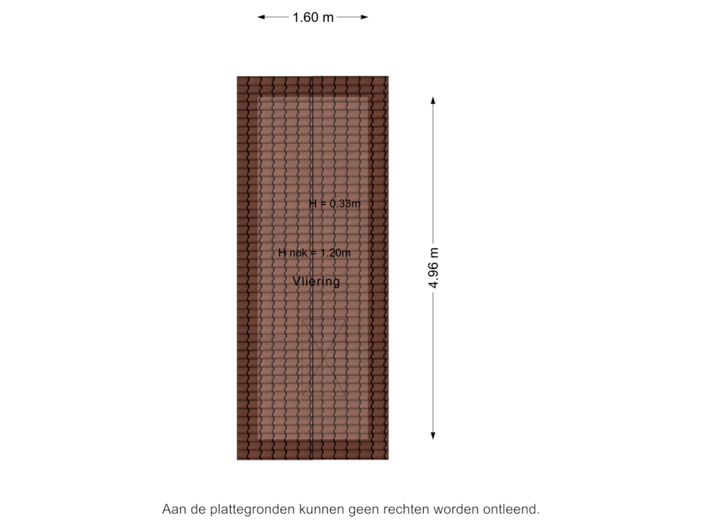 View floorplan of Vliering of Lange Brinkweg 9