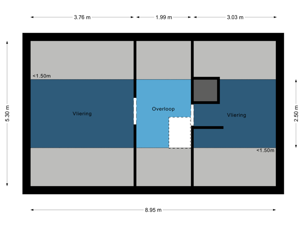 View floorplan of Tweede Verdieping of Bieshof 11