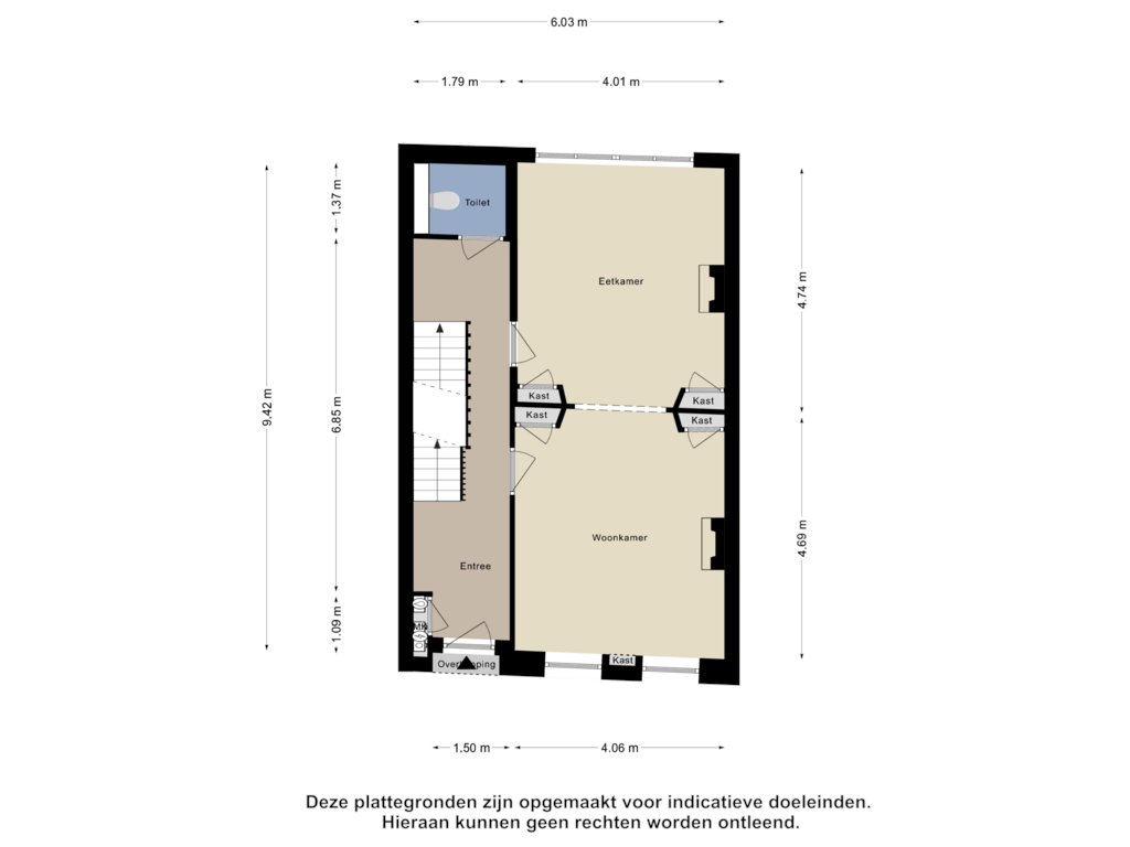 View floorplan of Begane Grond of Kornputsingel 24