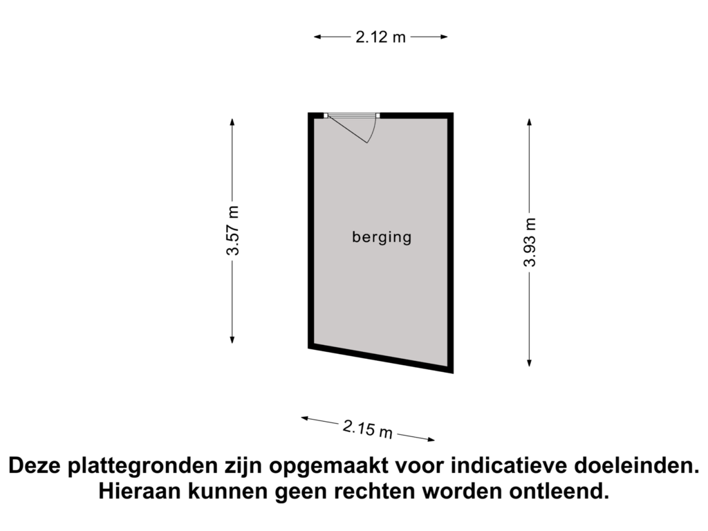 Bekijk plattegrond van Berging van Kaaistraat 66