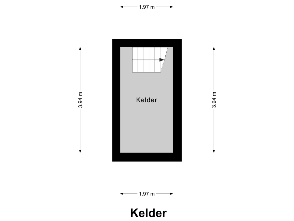 Bekijk plattegrond van Kelder van Molenstraat 7