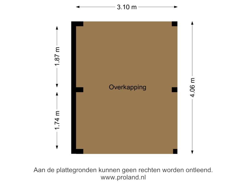 View floorplan of Overkapping of Tsjotter 11