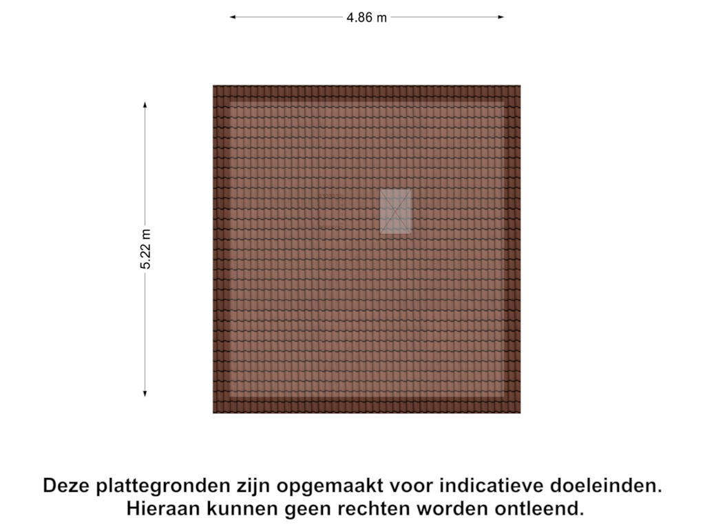 View floorplan of Zolder of Hovendaal 5