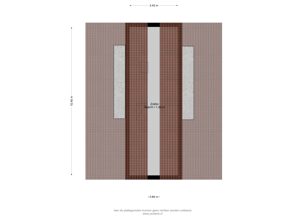 Bekijk plattegrond van 2e Verdieping van Domeinweg 11