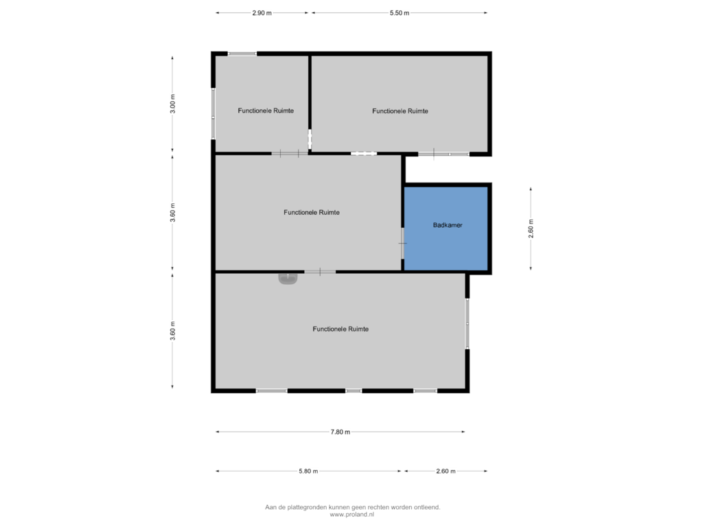 Bekijk plattegrond van Functionele Ruimte van Domeinweg 11