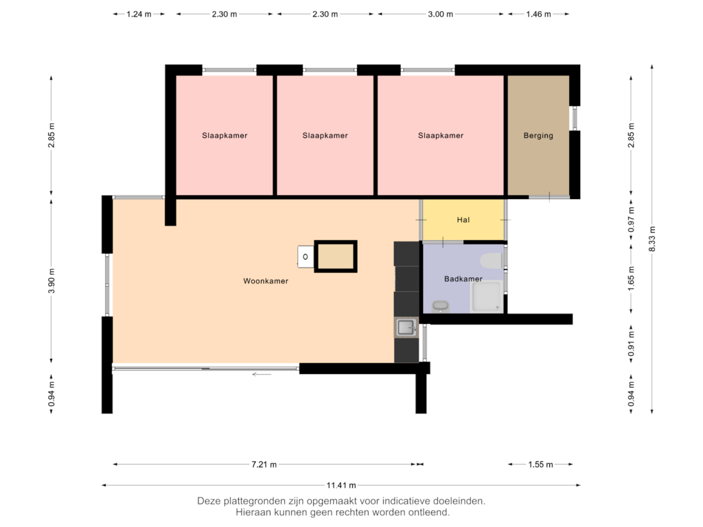 Bekijk plattegrond van Begane grond van Duinrooshoek 343