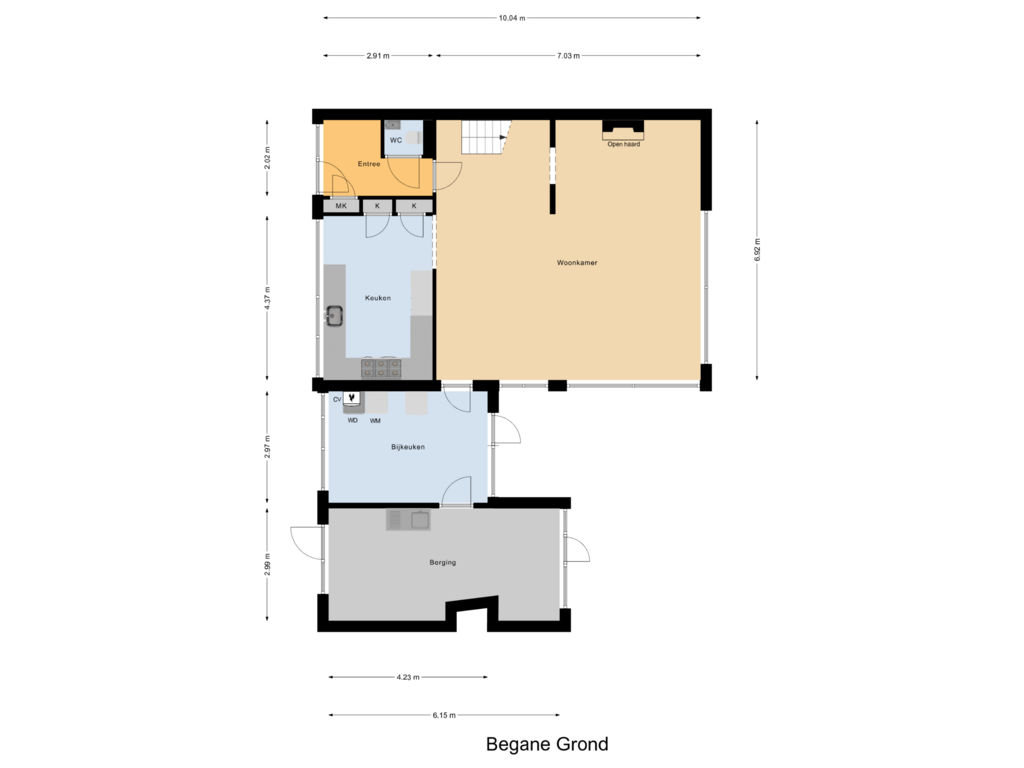 Bekijk plattegrond van Begane Grond van Jan van Scorelpark 18