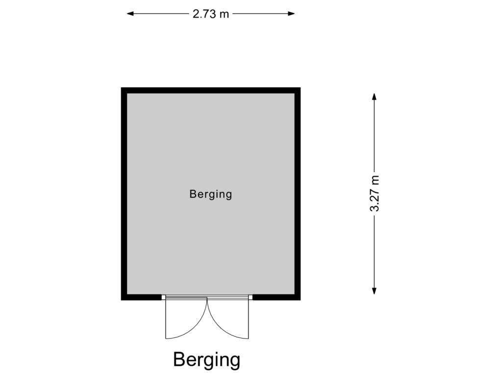 Bekijk plattegrond van Berging van Jan van Scorelpark 18