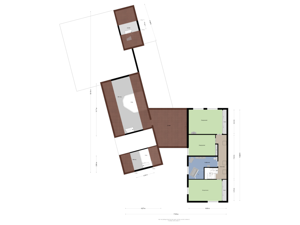 Bekijk plattegrond van Eerste verdieping van Bosschebaan 2-A