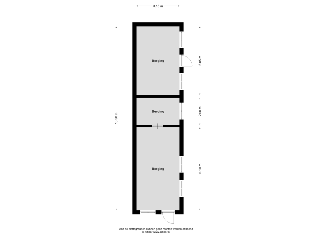 Bekijk plattegrond van Berging van Tilburgseweg 213