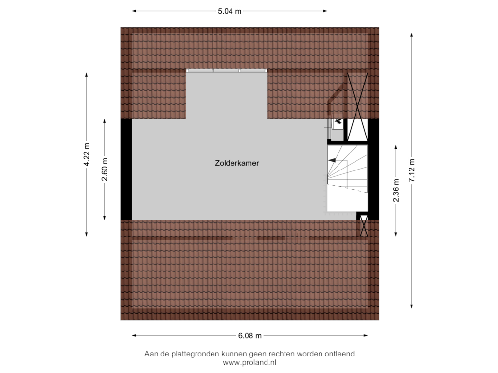 Bekijk plattegrond van 2e Verdieping van Gareel 35