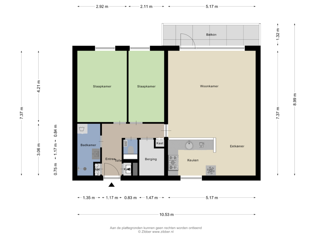 Bekijk plattegrond van Appartement van Boulevard 1945 31