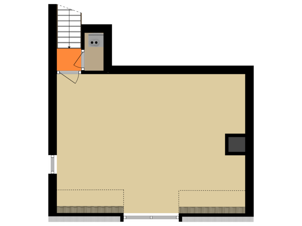 Bekijk plattegrond van Derde Verdieping van Leliegracht 17-2