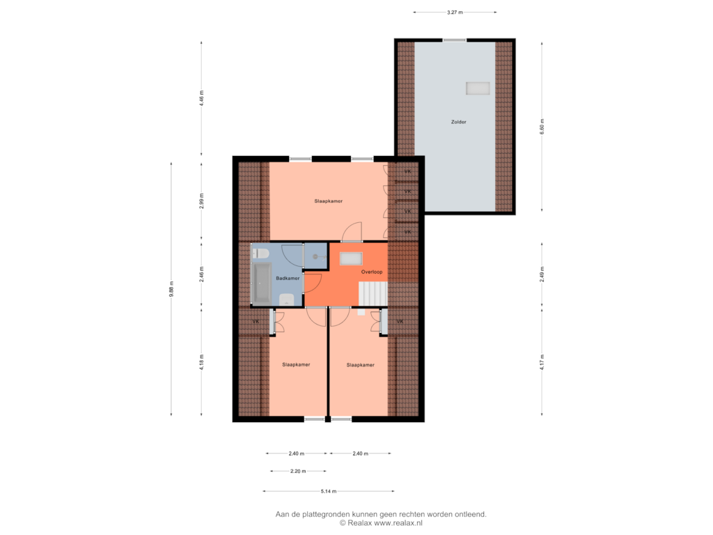 Bekijk plattegrond van Verdieping 1 van Kerkenweg 27