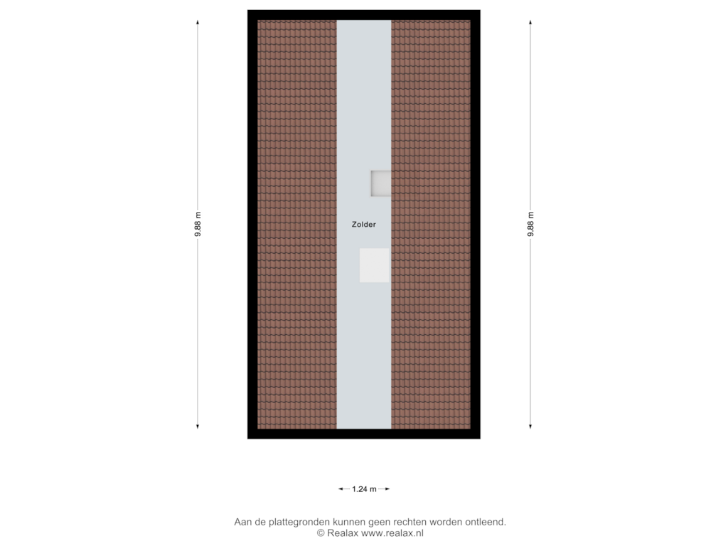 Bekijk plattegrond van Verdieping 2 van Kerkenweg 27