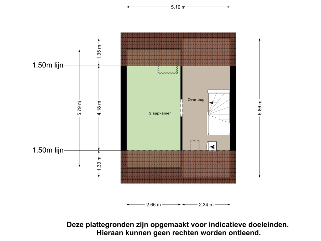 View floorplan of Tweede Verdieping of Wostok 8