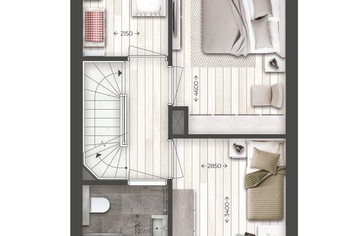 Bekijk foto 5 van Hoek- en tussenwoning | Type E (Bouwnr. 17)